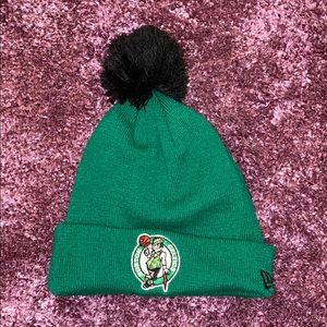 Boston Celtics winter Pom Pom hat